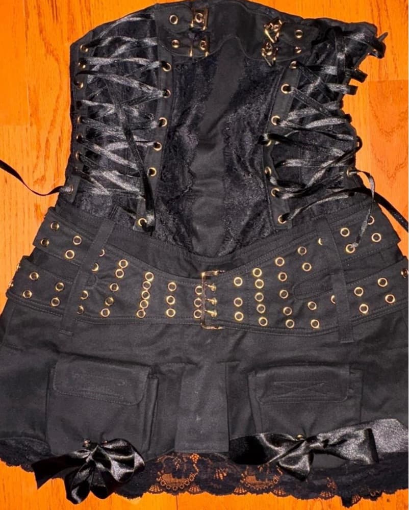 DOMINNICO Coyote Grunge Strapless Mini - Image 5