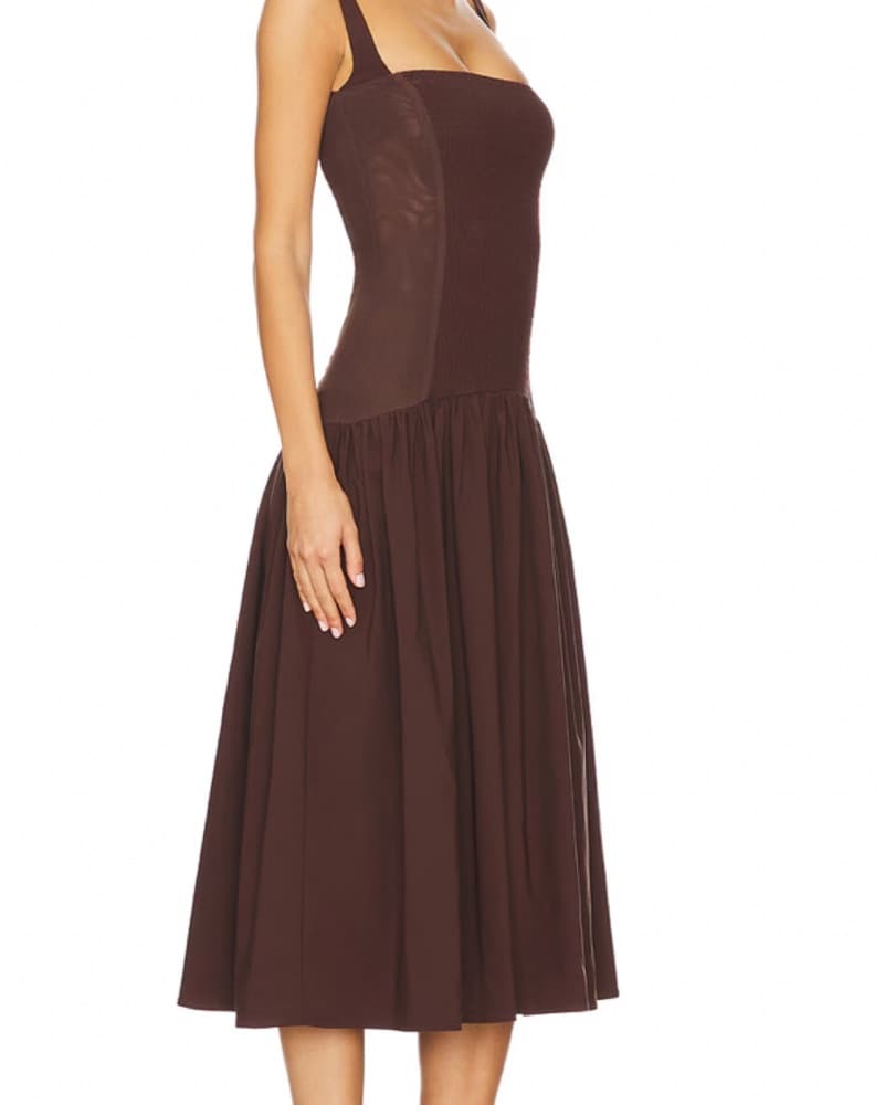 We Wore What Drop-Waist Midi Dress - Image 1
