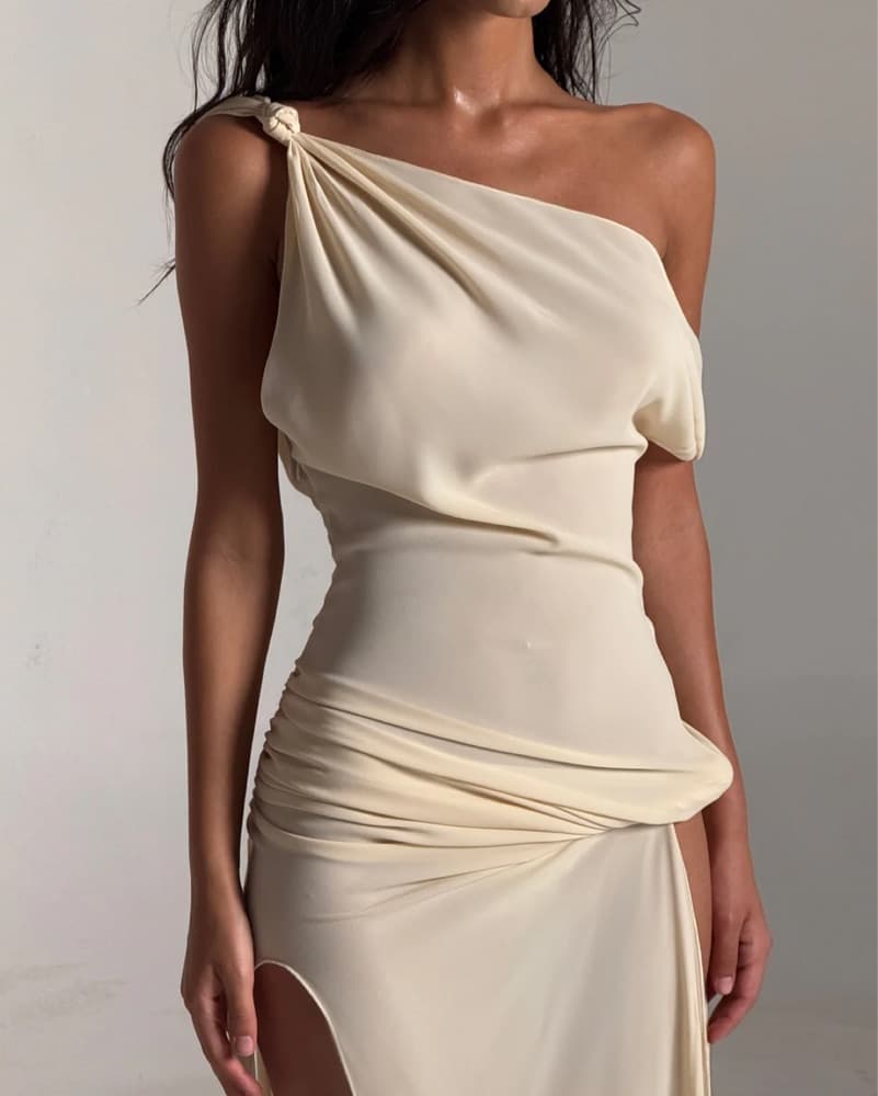 Cream Maxi Dress - Image 2