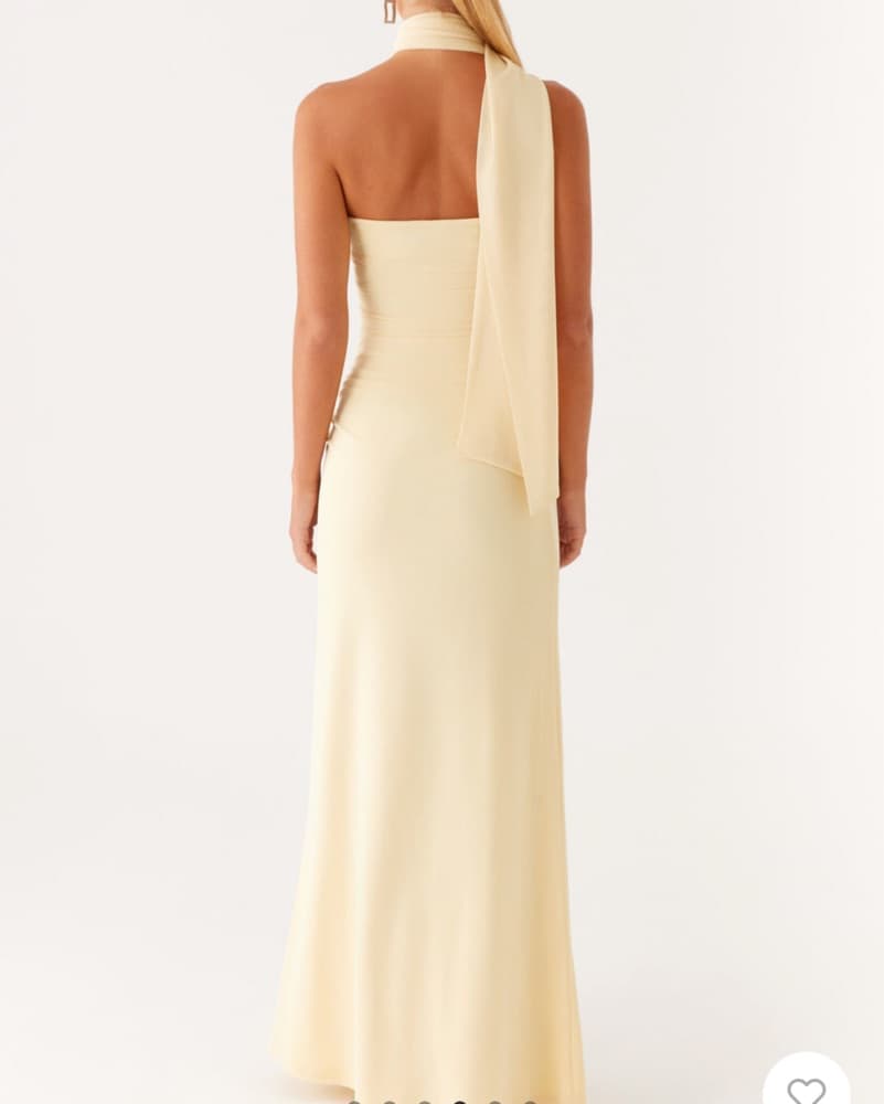 Chic Halter Neck Scarf Maxi Dress - Image 2