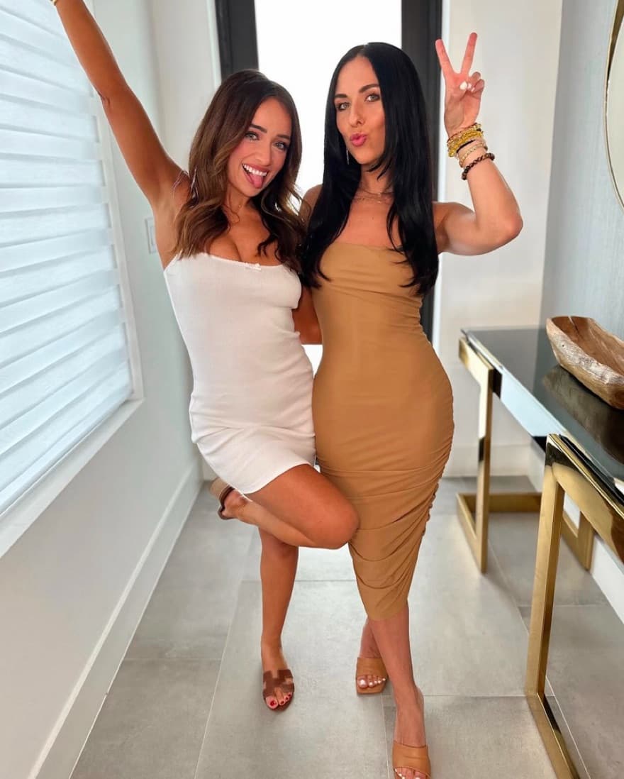 Yovanna Midi Dress in Taupe - Image 3