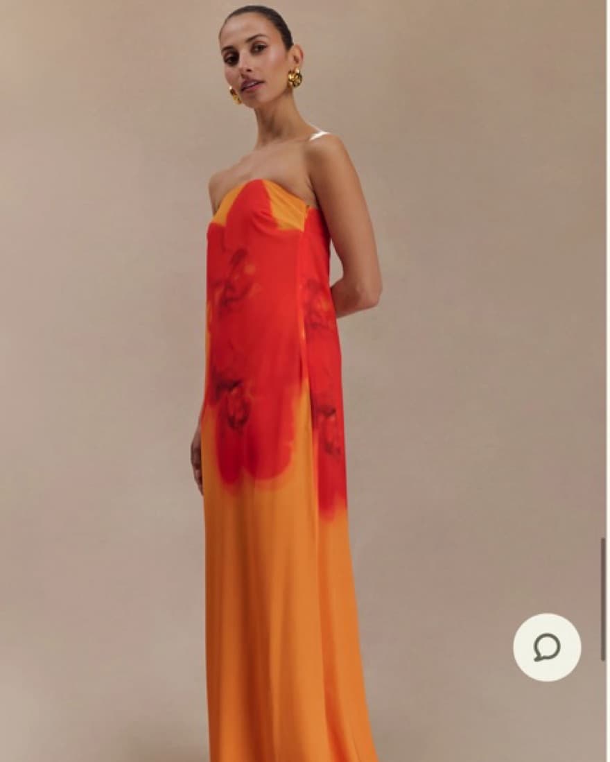 Meshki Strapless Dress - Image 4