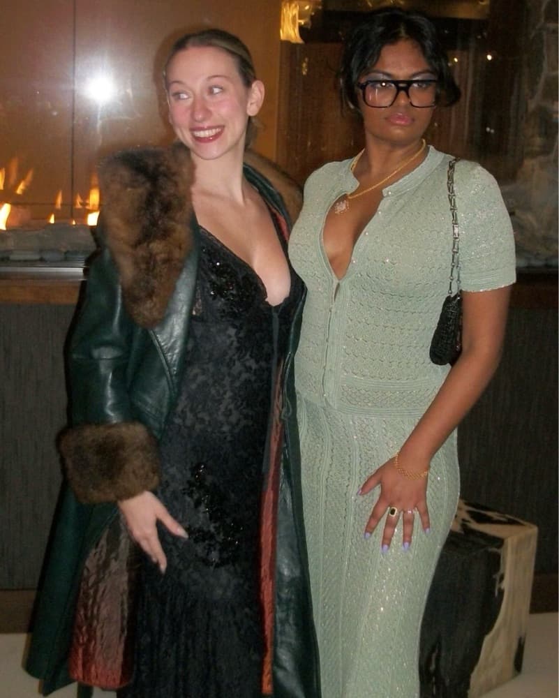 SANDRO Mint Green Glitter Knit Dress - Image 2