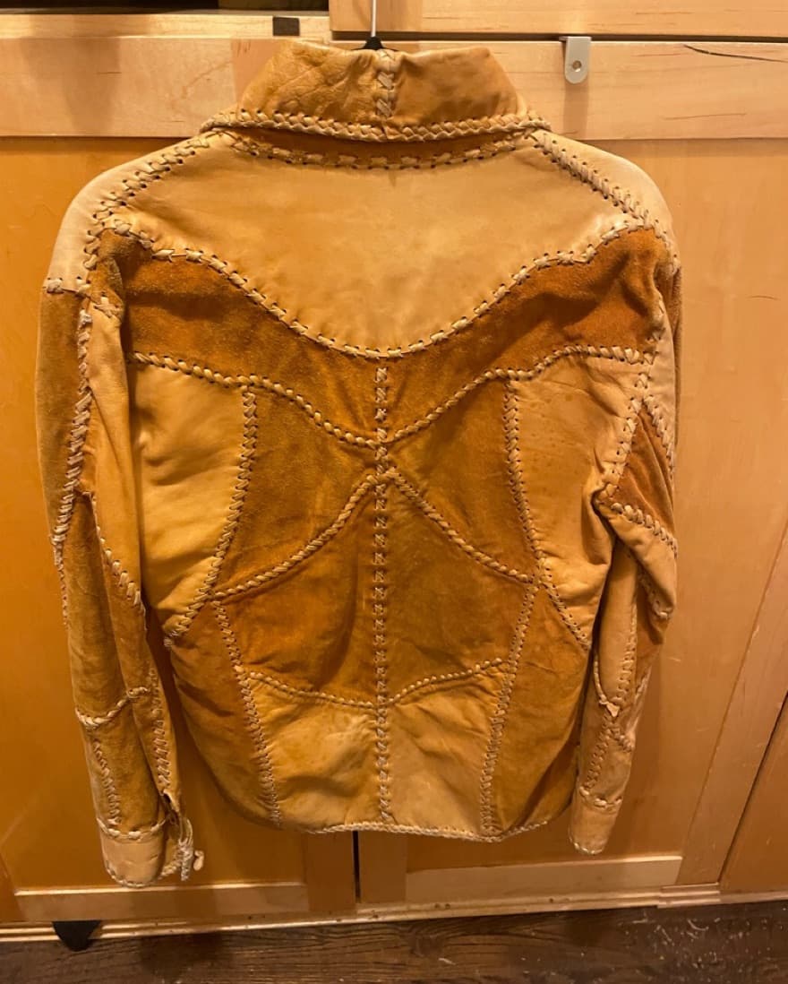 Patchwork Leather Jacket - Image 2
