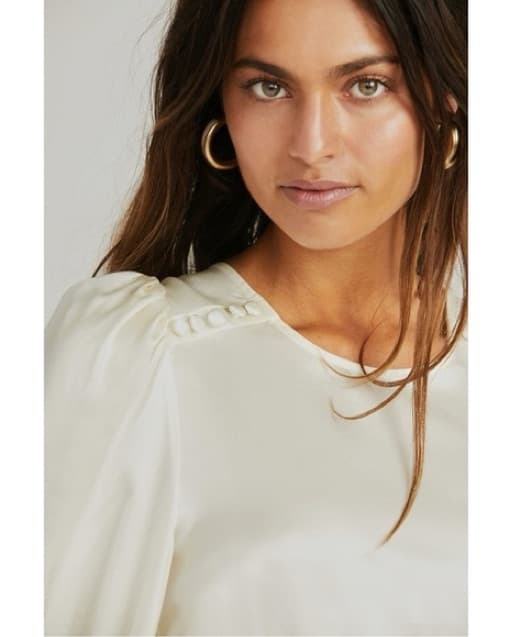 LoveShackFancy Teyana Silk Tiered Mini - Image 4