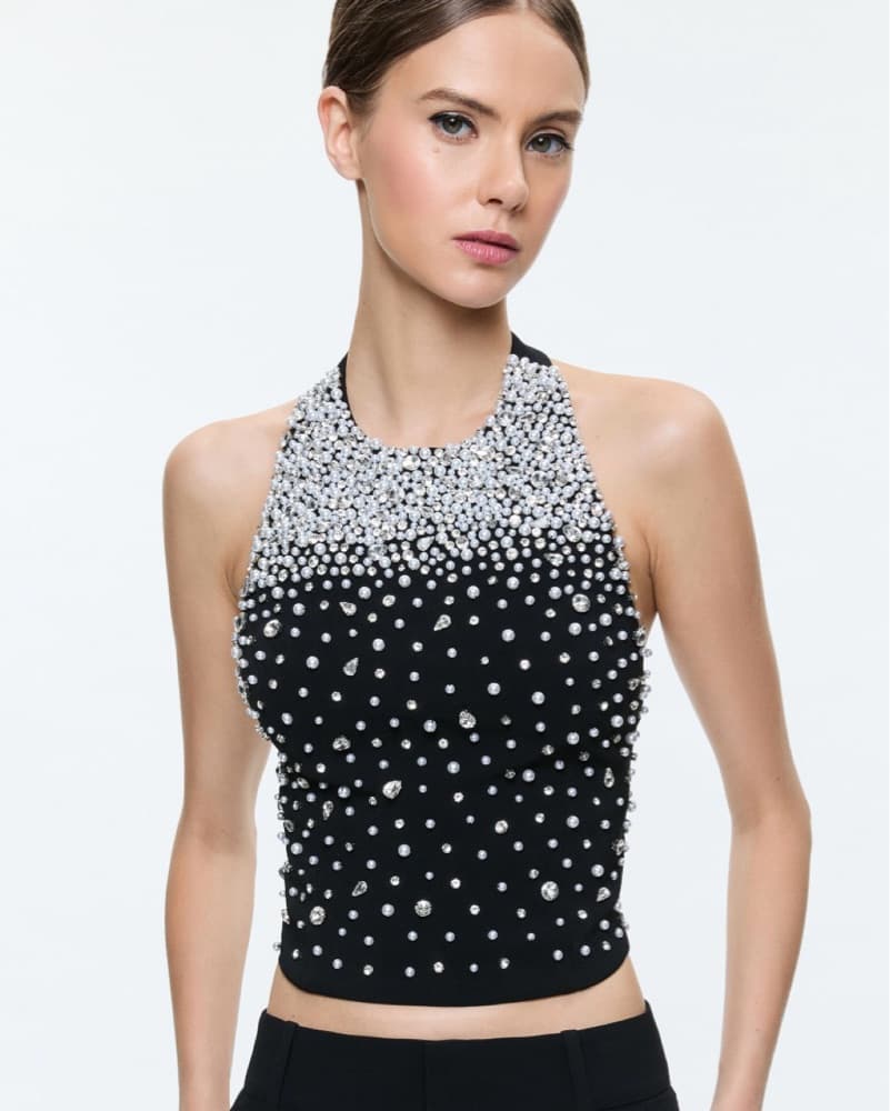 Alice + Olivia Sparkle Top - Image 1
