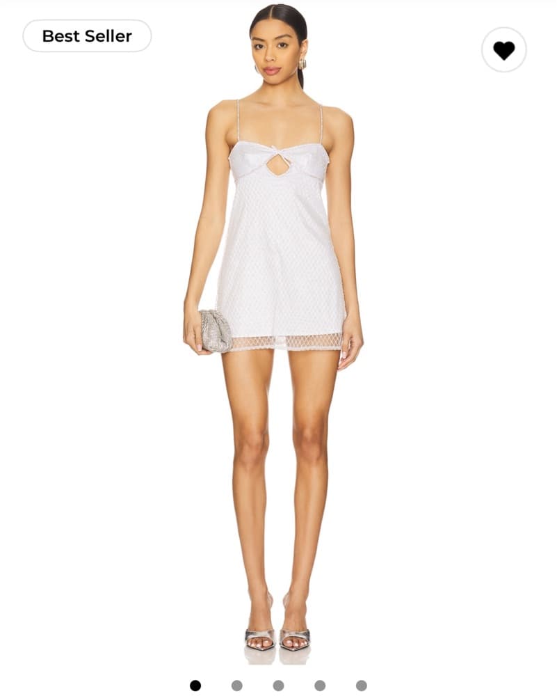 Lovers And Friends Glitter Slip Dress - Image 2
