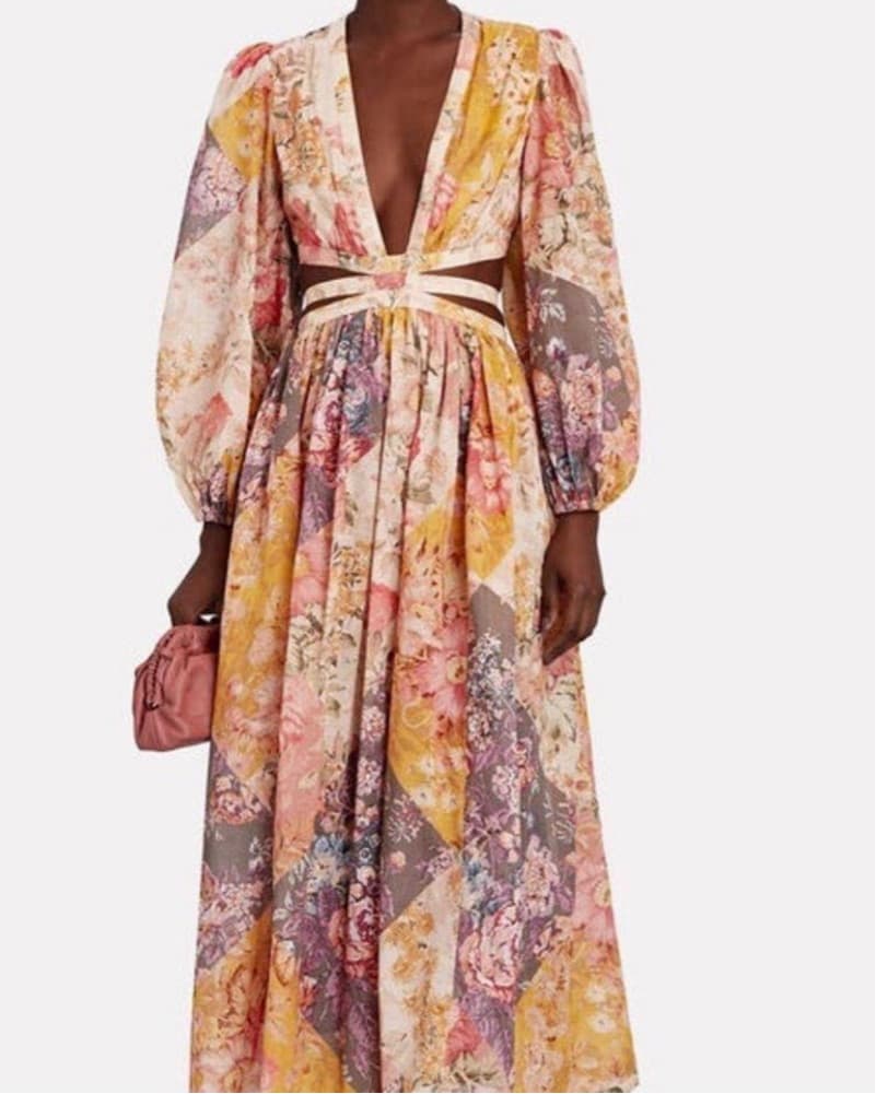 Zimmerman Pattie Cut Out Dress - Image 1
