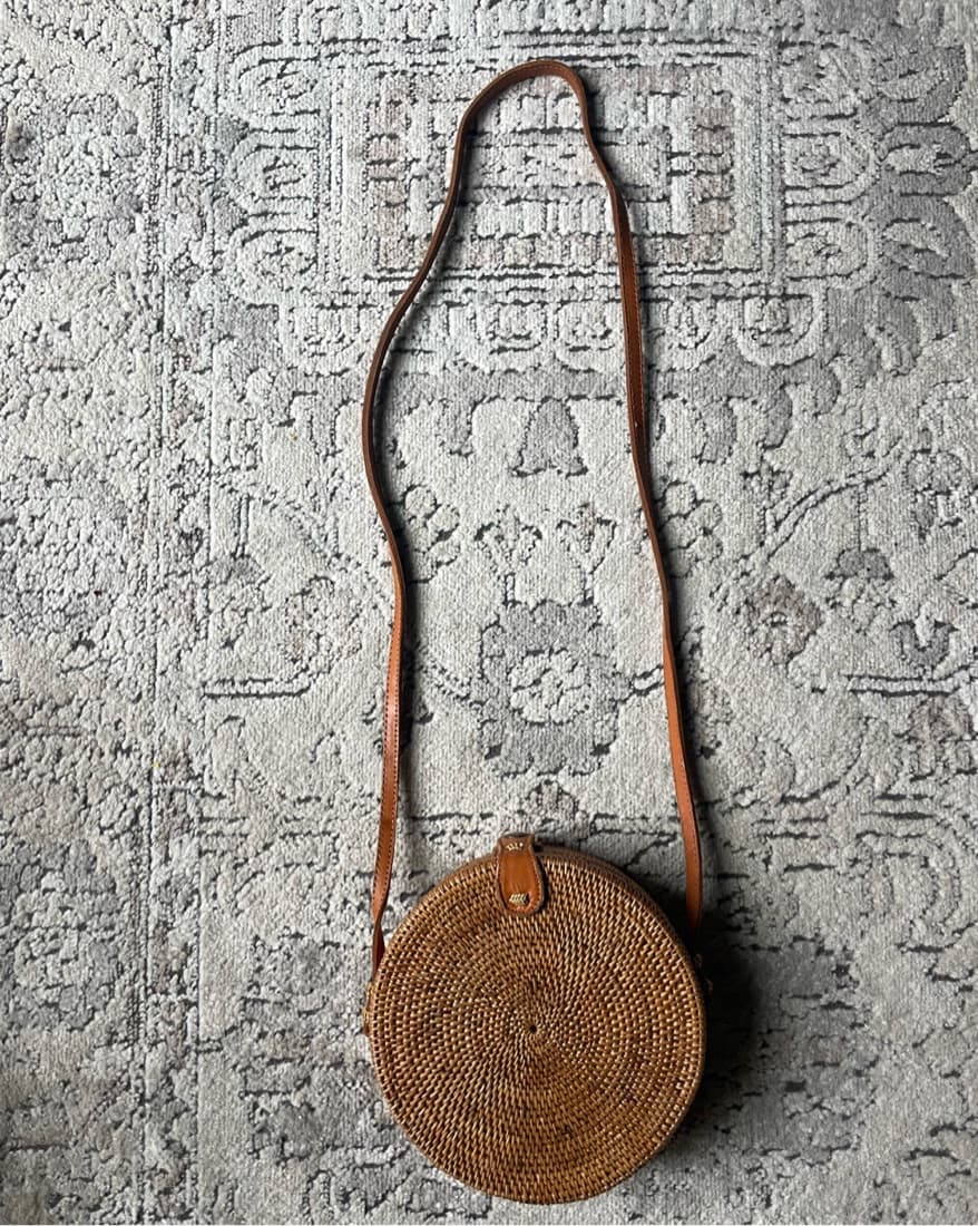 Wicker Cross Body Bag - Image 3