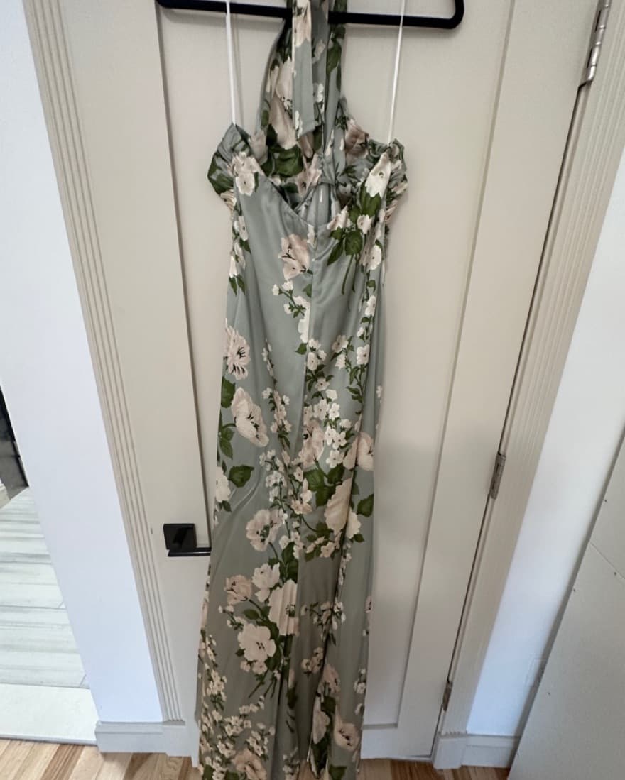 Reformation Veria Silk Dress - Image 5