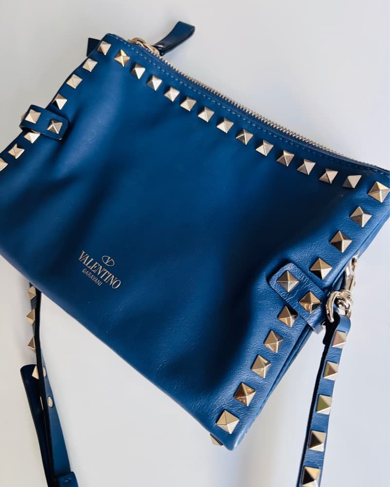 Valentino Studded Leather Crossbody Bag - Image 5