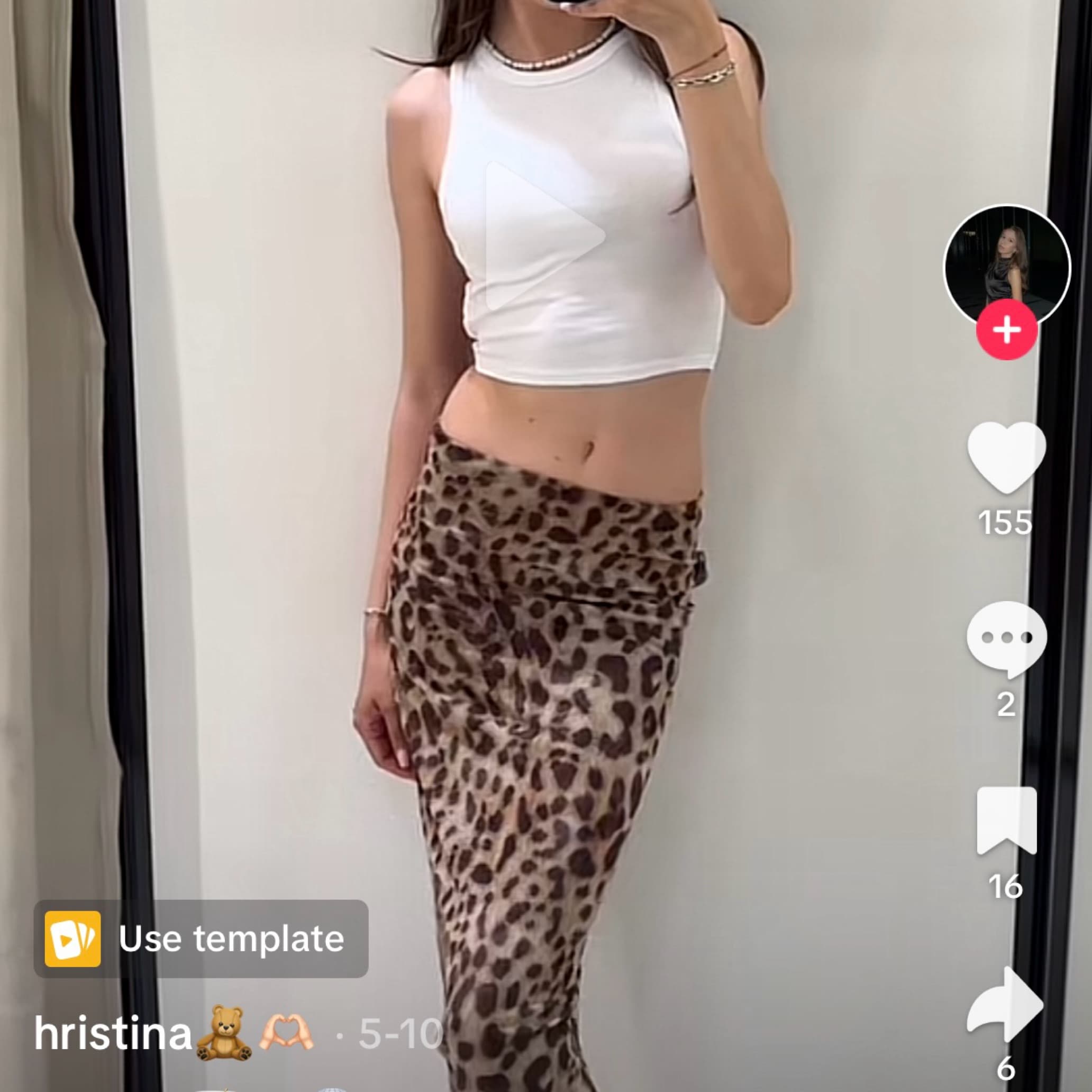Leopard Maxi Skirt - Image 4