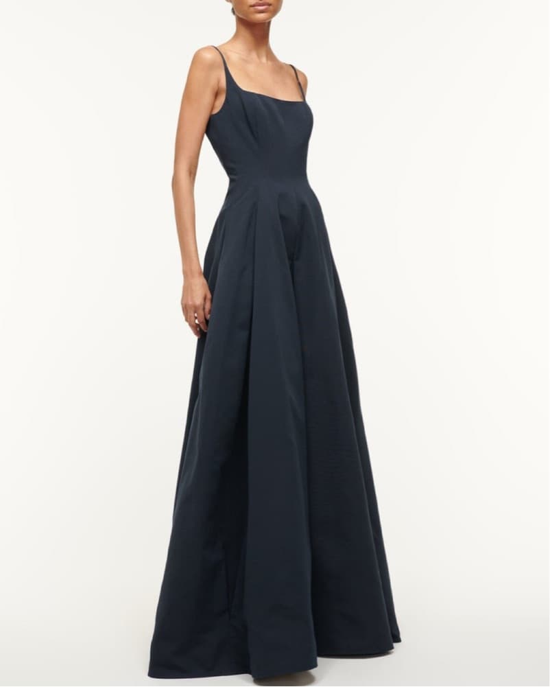 Staud Joy Navy Maxi Dress - Image 1