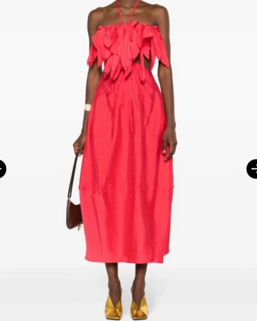 Cult Gaia Lue Halter Dress - Image 5