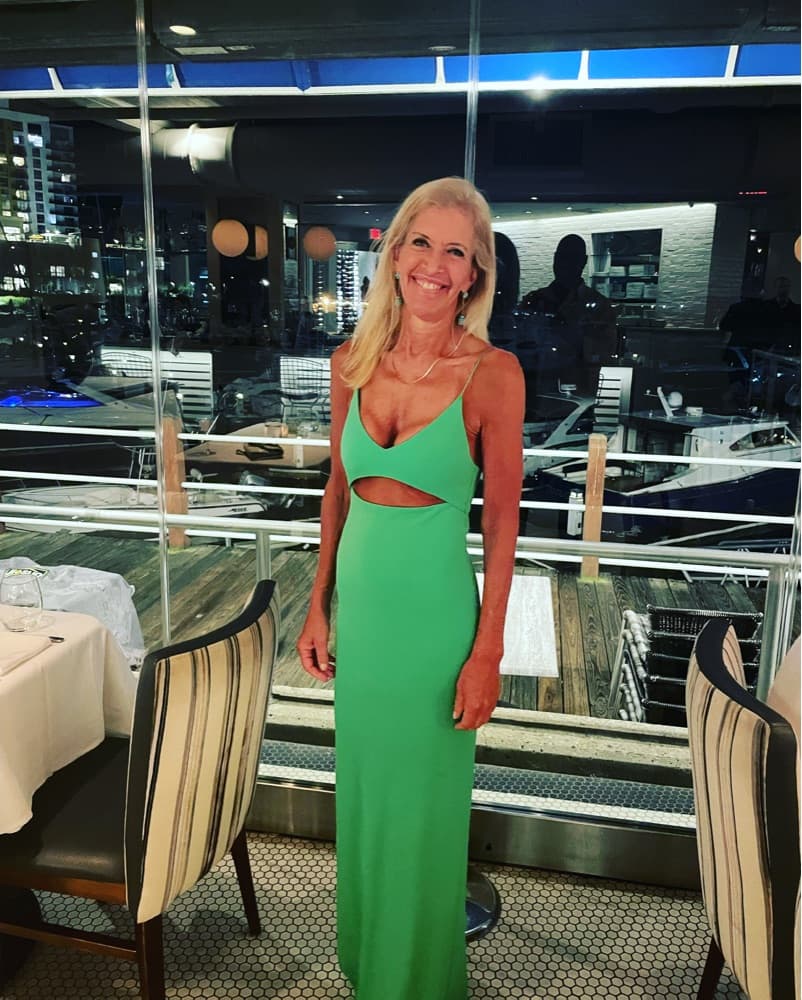 Alice + Olivia Green Cut-Out Maxi Dress - Image 5