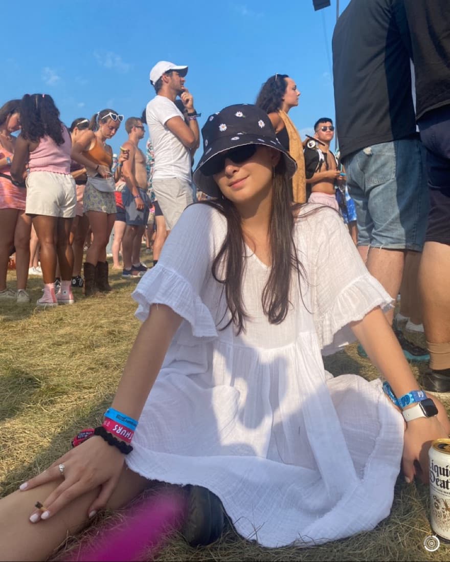 white flowy urban outfitters dress - Image 2