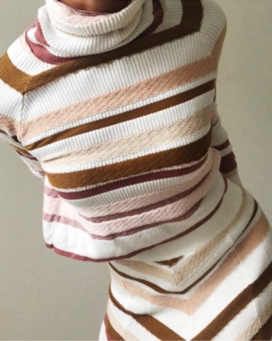 Free People Striped Skirt Set - Image 2