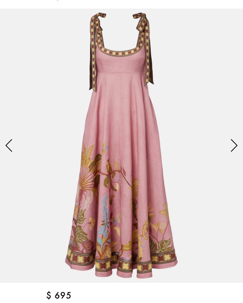 Alemias Linen Maxi Dress  - Image 1