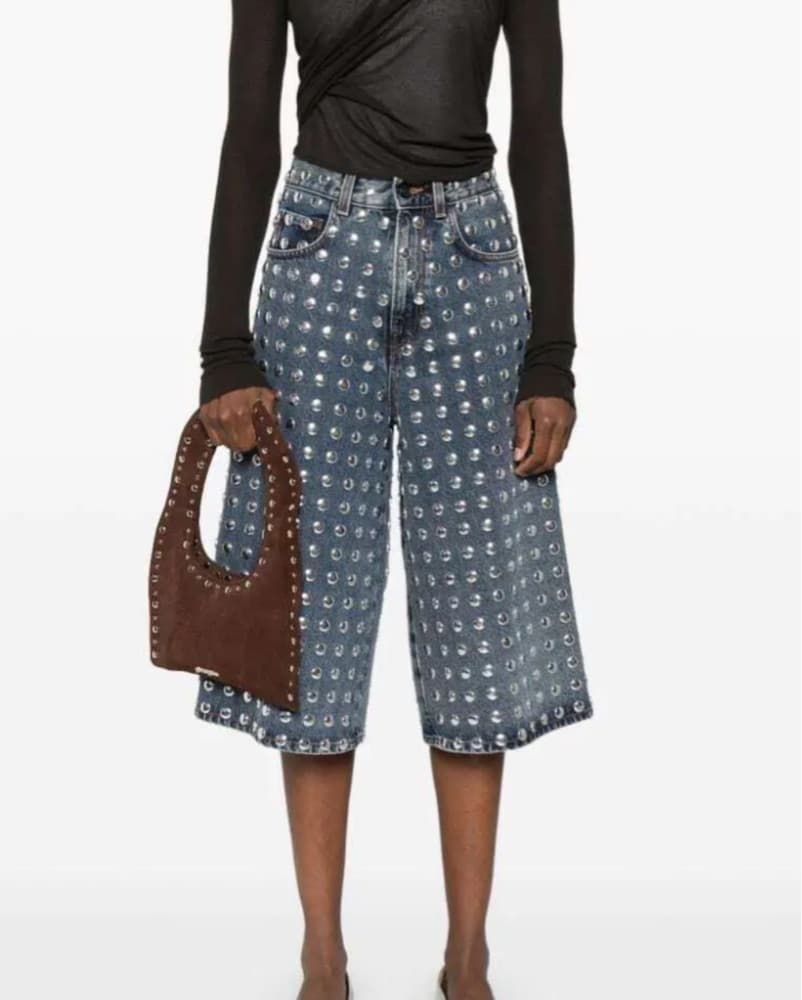 Haikure Belle Shorts With Studs  - Image 1