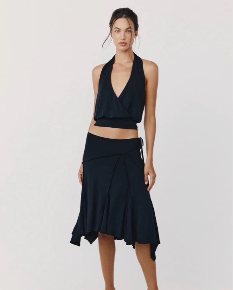 With Jean Sharni Midi Skirt  - Image 2