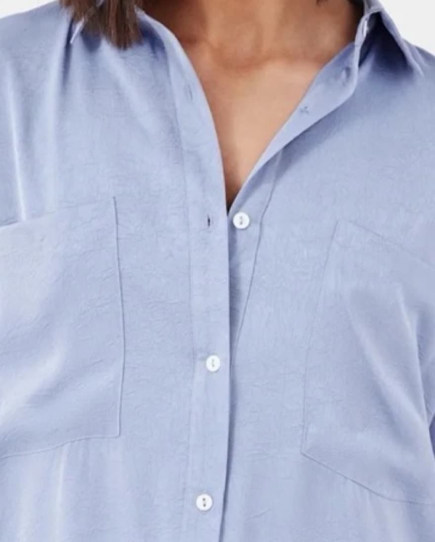 Asher Over-sized Crushed Satin Shirt  - Image 3