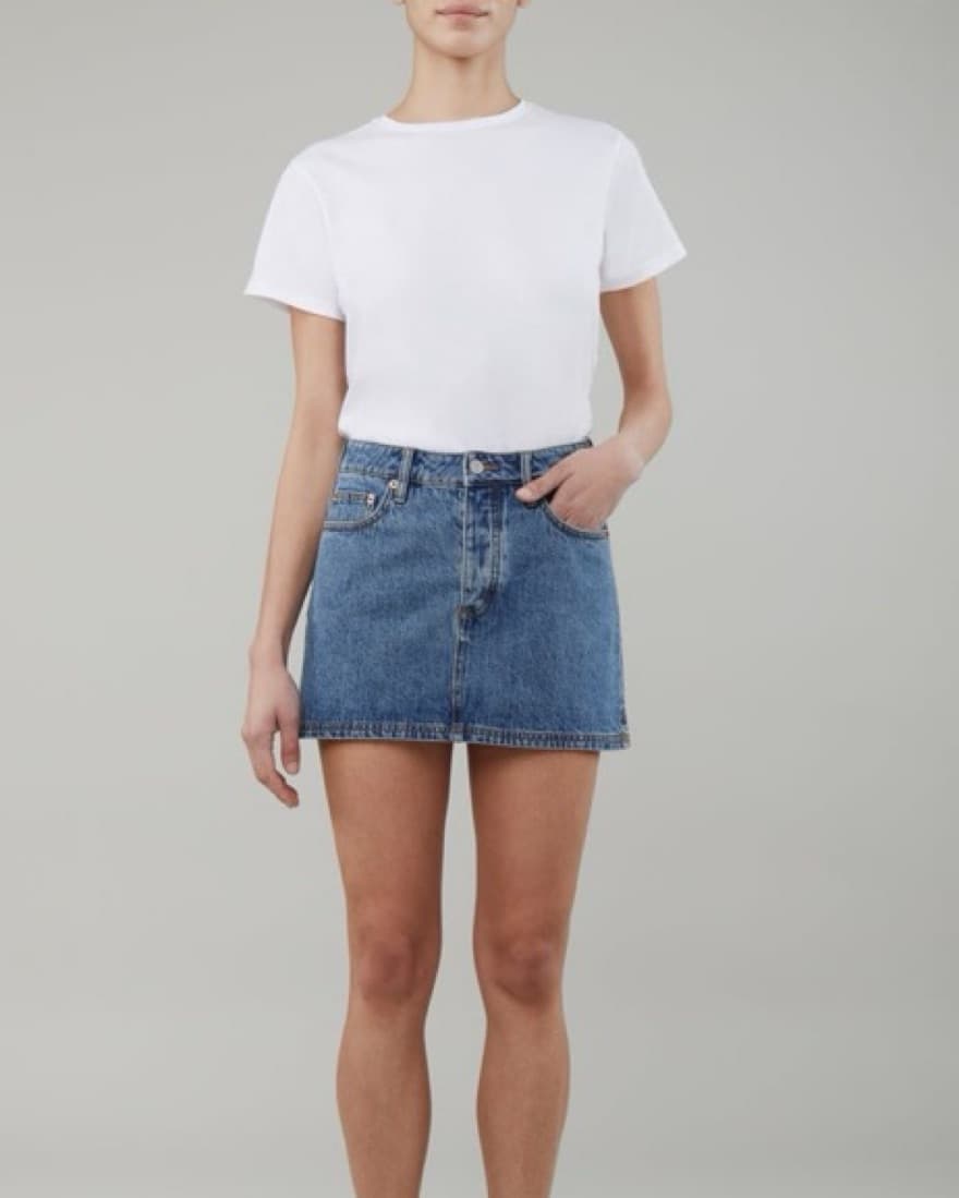 Still Here Denim Skirt - Image 1