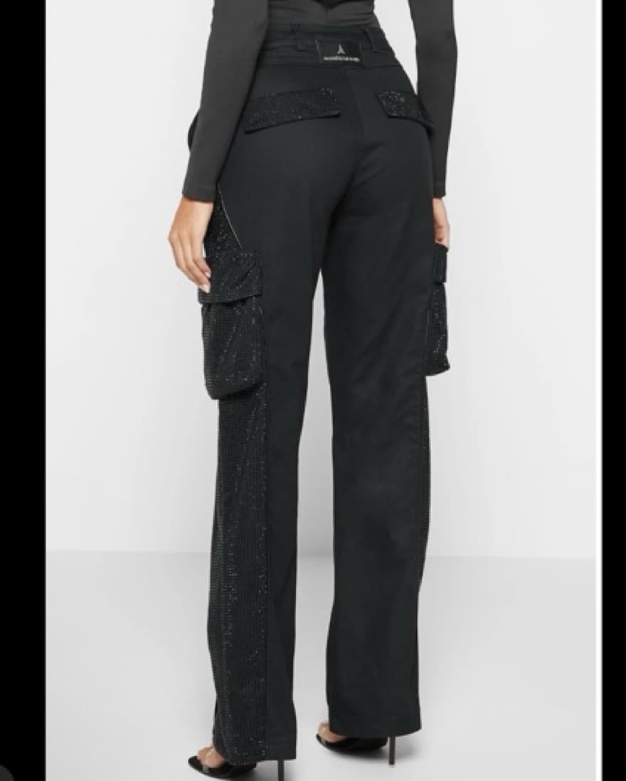 Rhinestone Cargo Pants  - Image 3