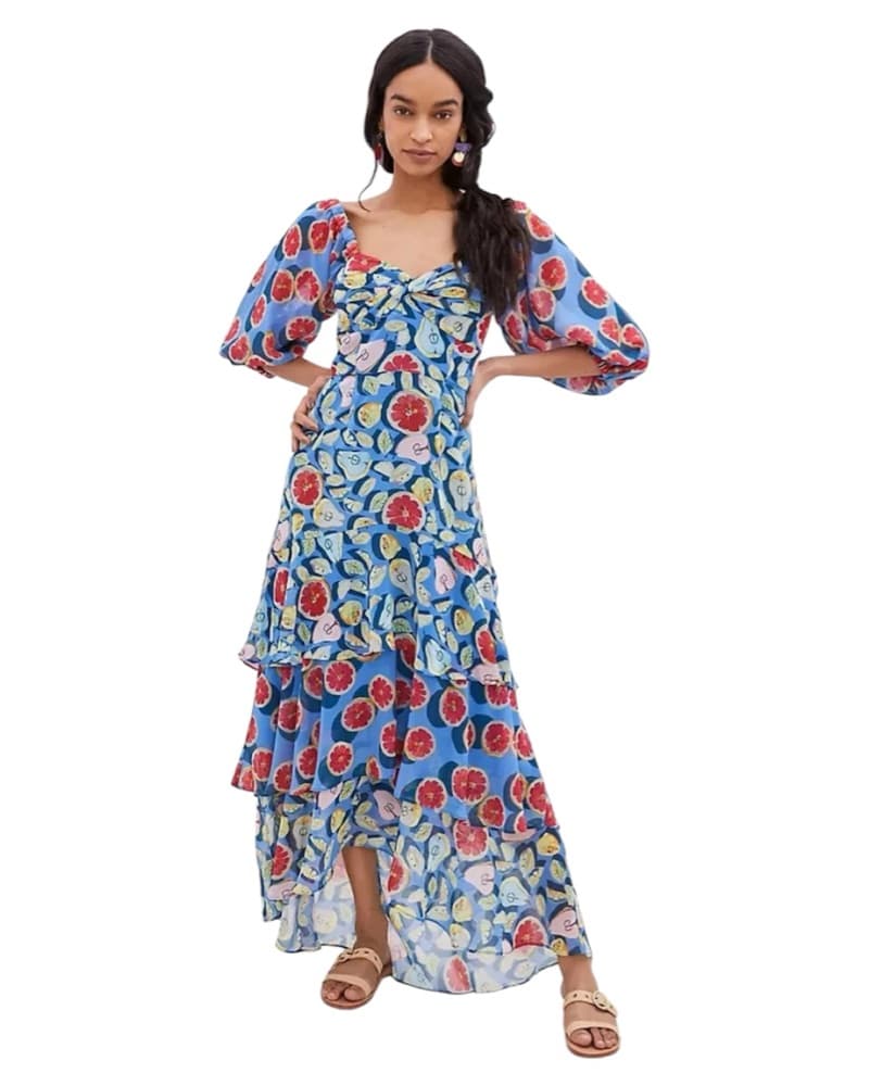 Frutas Ruffled Maxi Dress  - Image 1