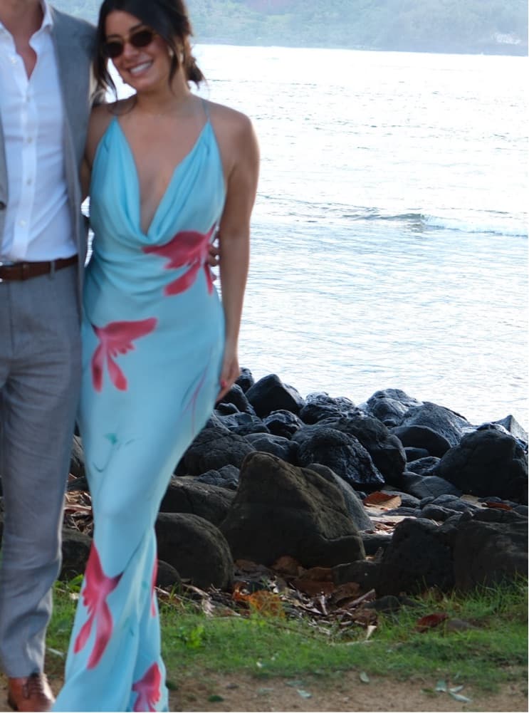 Vibrant Tropical Maxi Dress - Image 1