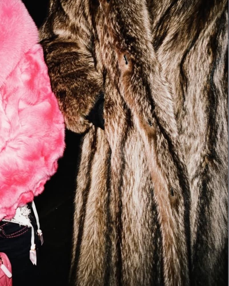 Floor Length Real Fur Coat - Image 3