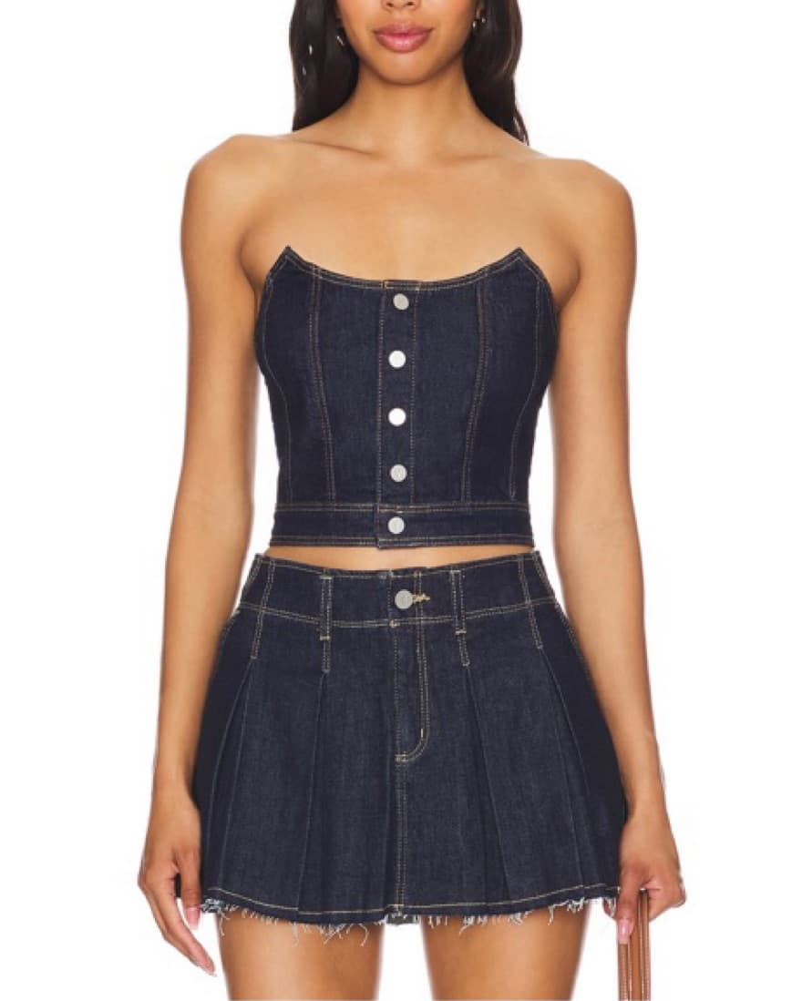 Abrand Jean Top And Skirt Set - Image 2