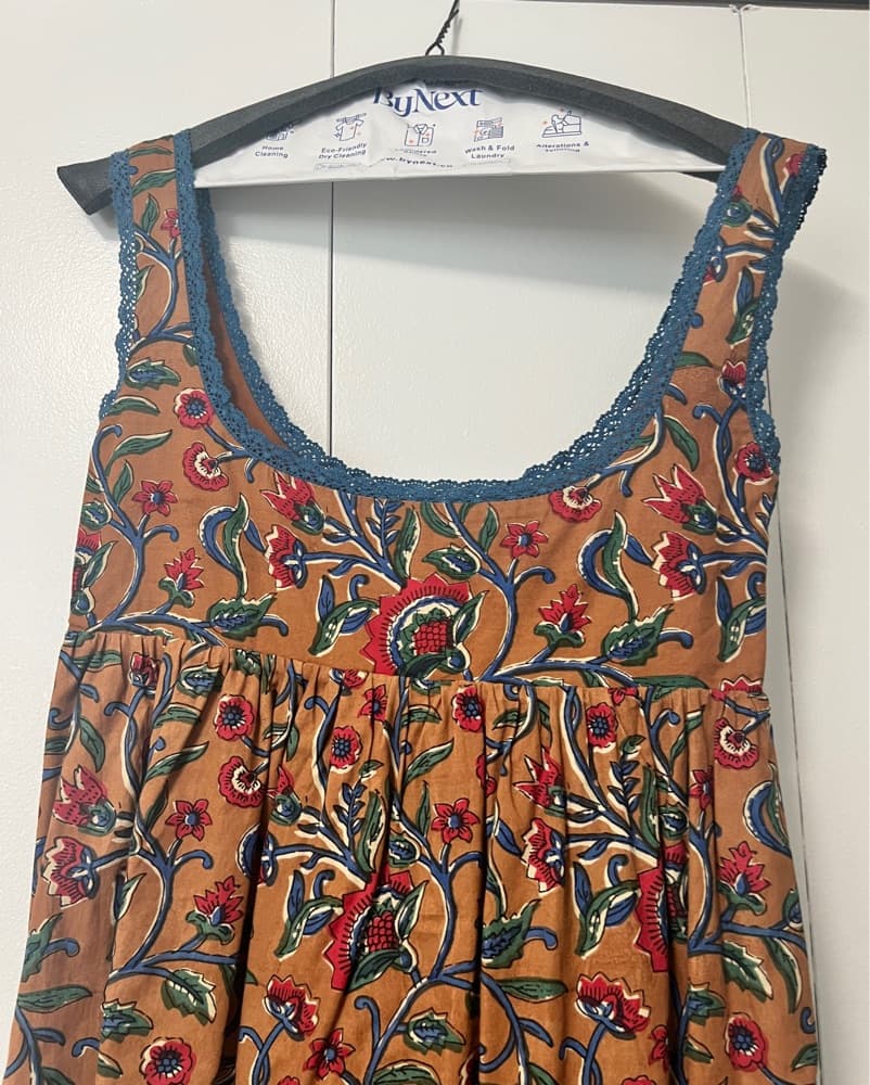 Vibrant Floral Sleeveless Maxi Dress - Image 4