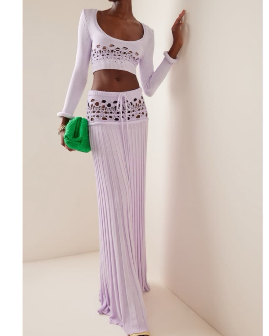 Christopher Esber Lilac Top + Skirt Set - Image 4