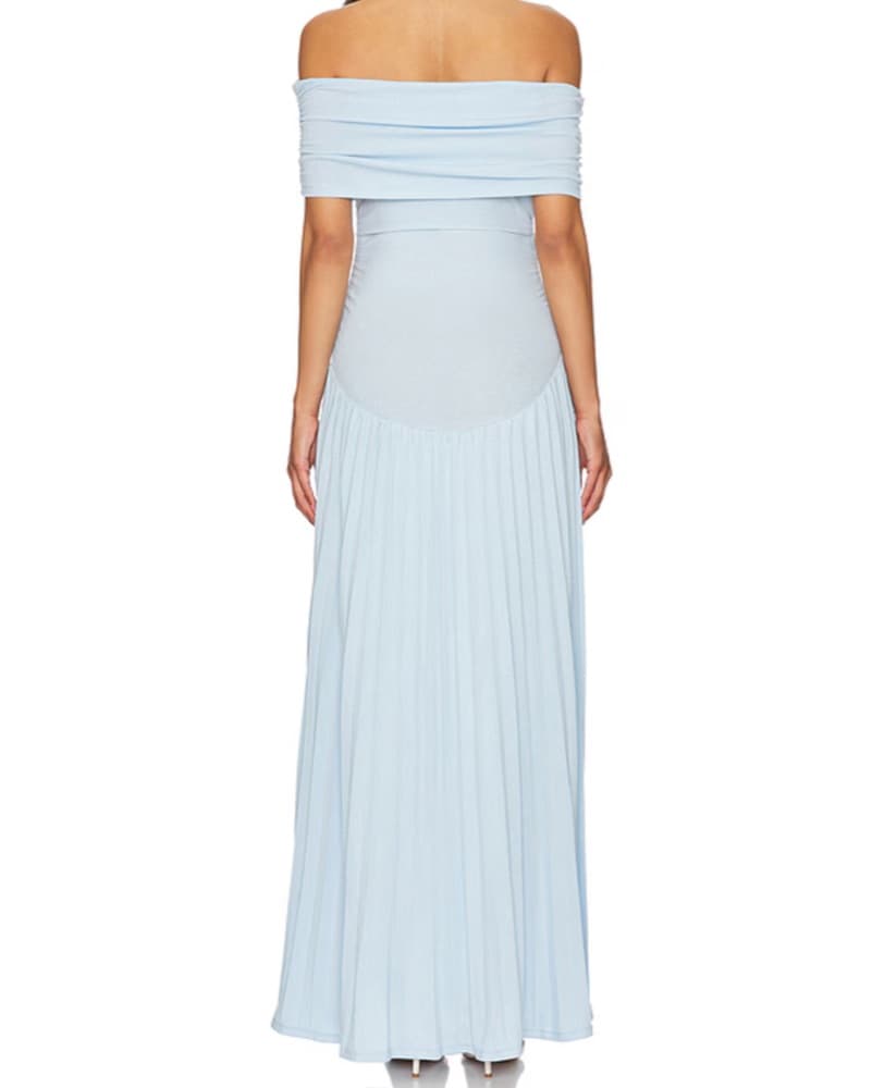 Field Of Dreams Dress in Light Blue - Image 3