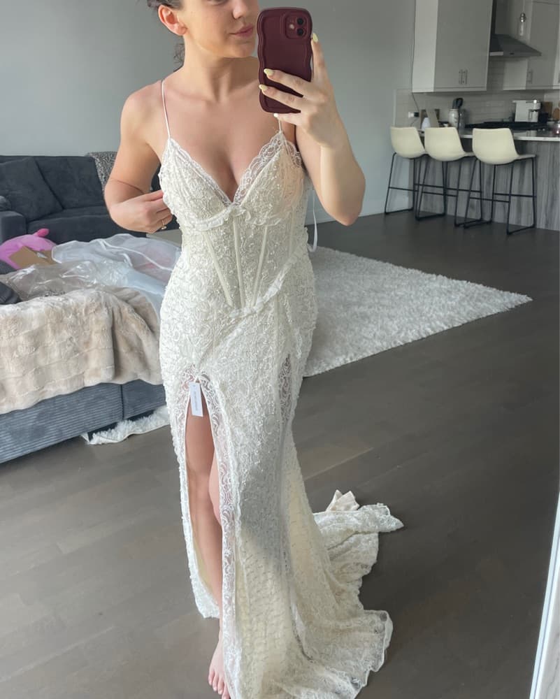 For Love & Lemons White Dress - Image 5