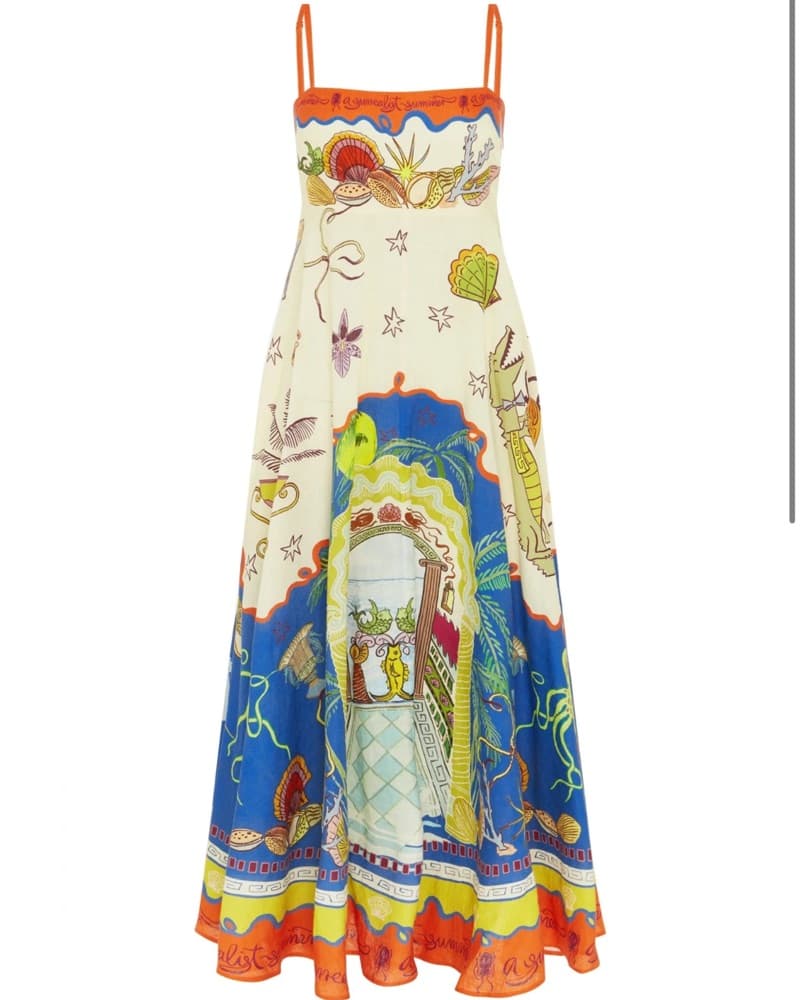 Alemais Surrealist Summer Dress - Image 2