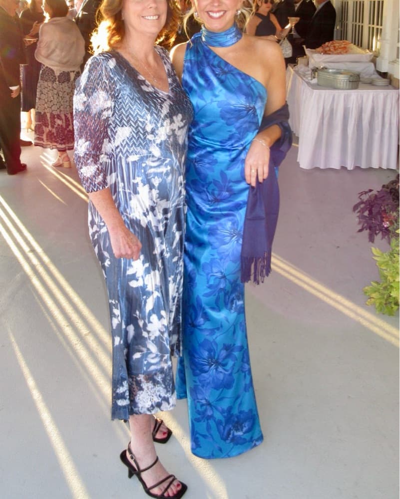Vince Camuto floral Mock Neck Gown - Image 2