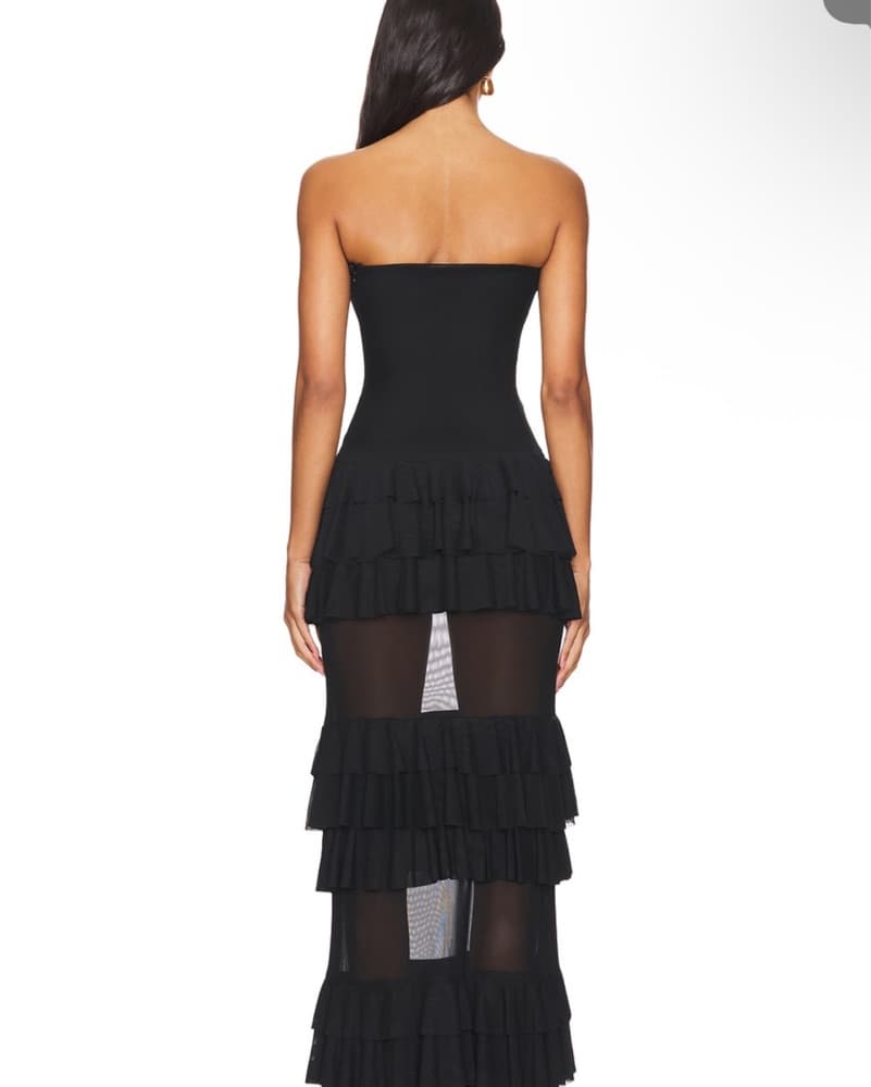 Lorenza Maxi Dress In Black  - Image 1