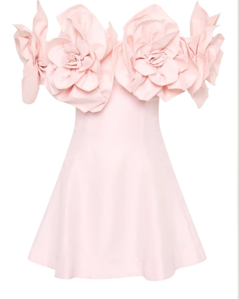 Aje Etta Mini Dress Light Pink Size 6 - Image 2