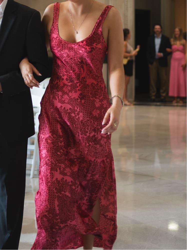 Free People Worth The Wait Bias Dress - Image 1