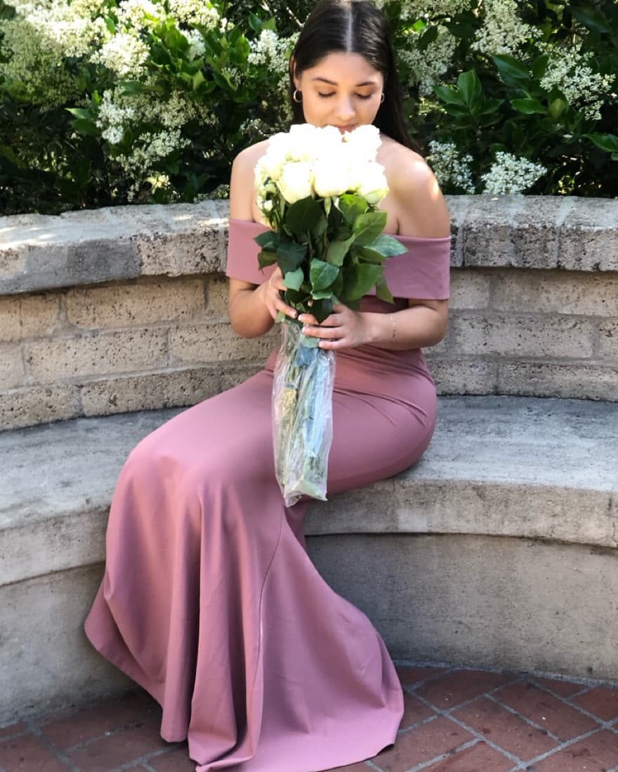 Off Shoulder Formal Dress - Image 3