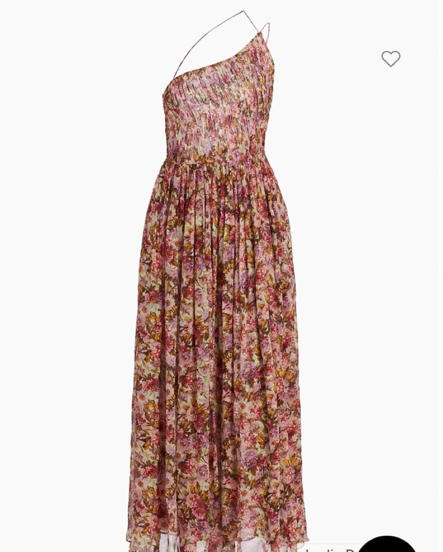 Doen Felicity Silk Floral Midi-Dress - Image 3