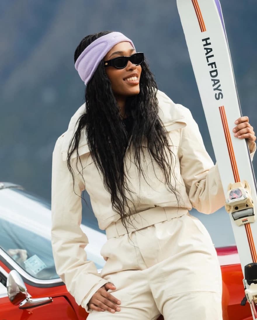 Sleek White Ski Suit From Halfdays - Image 2