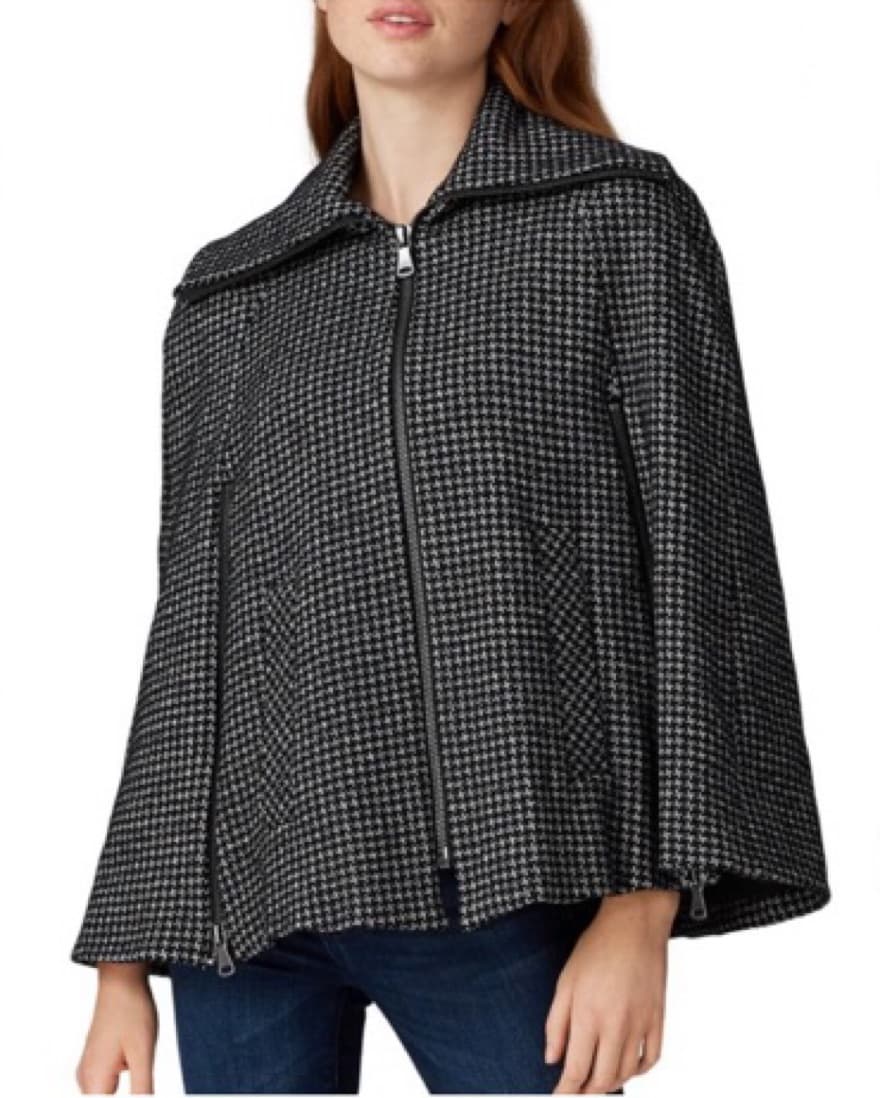 Nanette Lepore Gingham Cape Size 2 - Image 3