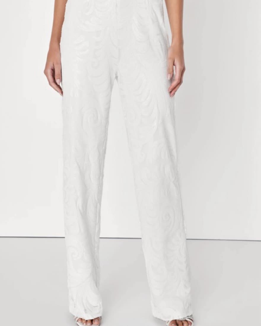 Brilliant Essence Ivory Sequin Lulus  - Image 4
