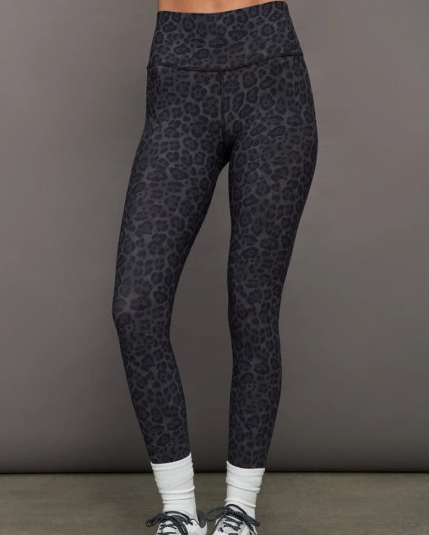 Carbon38 Black Animal Print Leggings - Image 1