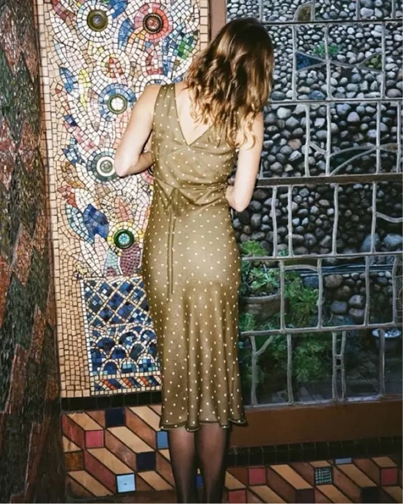 Realisation Par Polka Dot Midi Dress - Image 4