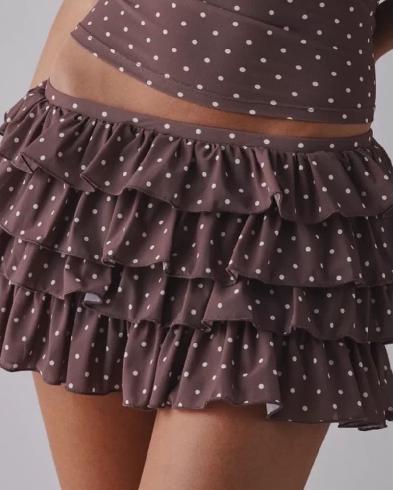 UO Brown Polka Dot Set - Image 4