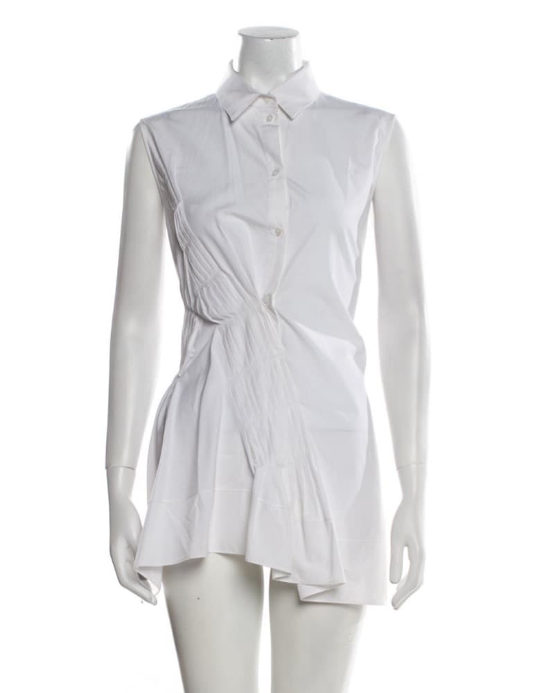 Jil Sander White Shirt Dress - Image 3