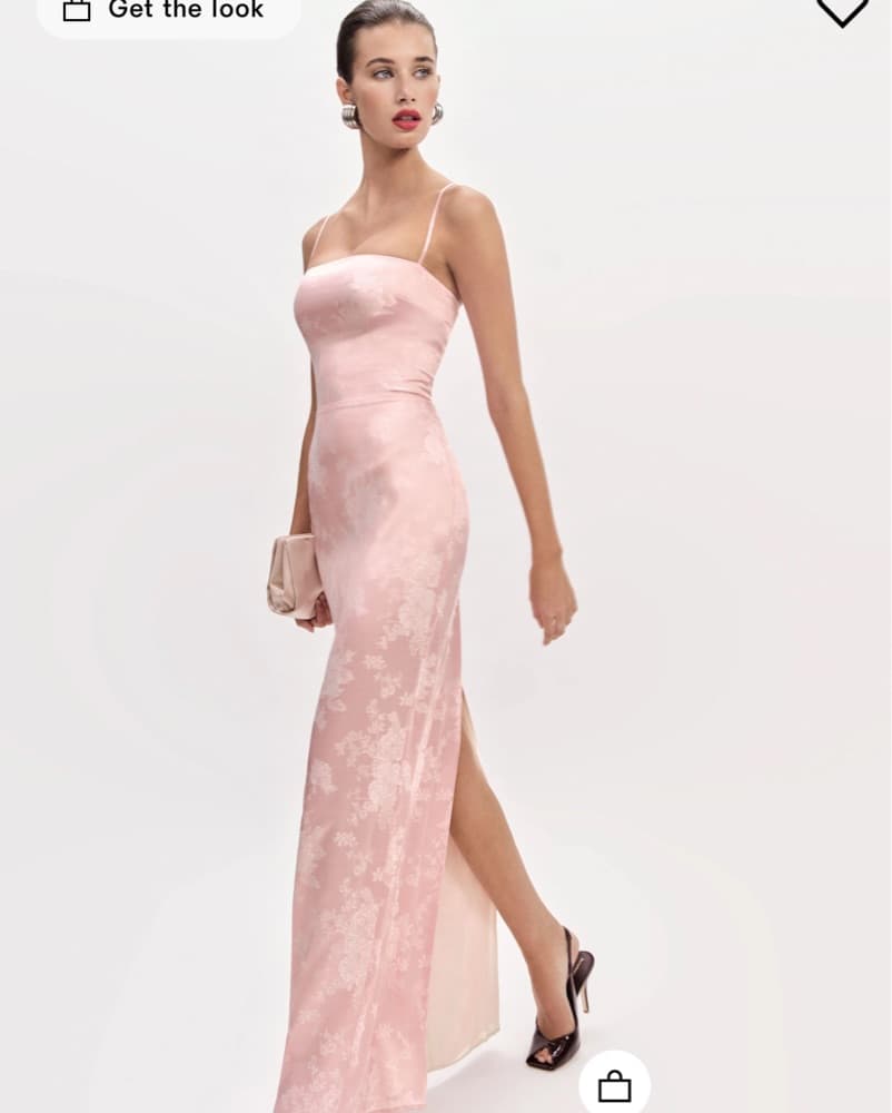 Reformation Frankie Silk Dress - Image 2